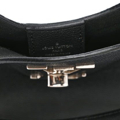 Louis Vuitton Calfskin Lockme Hobo Black 11 of 15