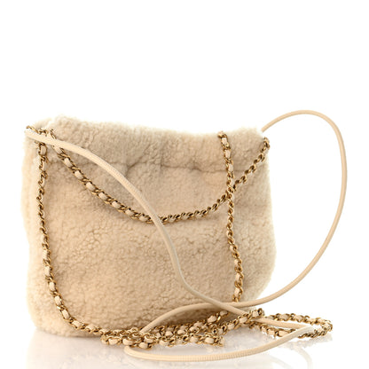 Chanel Shearling Quilted Small Chanel 22 White 2 of 9