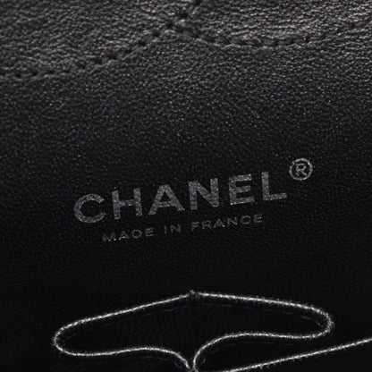 Chanel Patent Quilted Accordion Double Flap Black 6 of 9