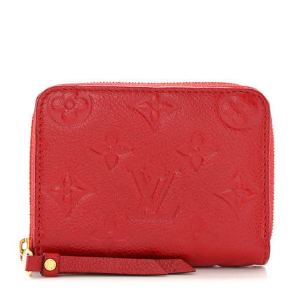 Louis Vuitton Empreinte Zippy Coin Purse Cherry 1 of 7