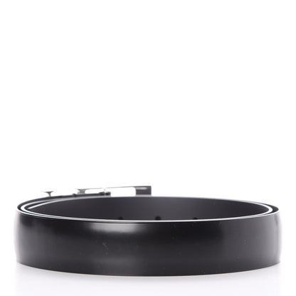 Louis Vuitton Calfskin 30mm Neogram LV Belt 90 36 Black 3 of 9