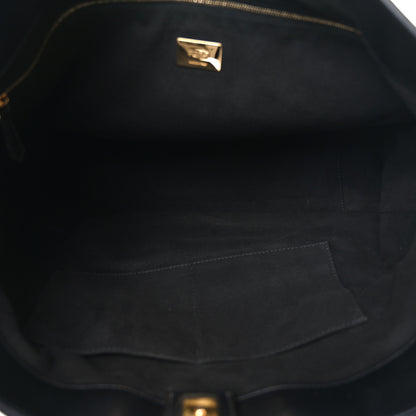 Fendi Vitello Glacier Large FF Tote Black 5 of 10