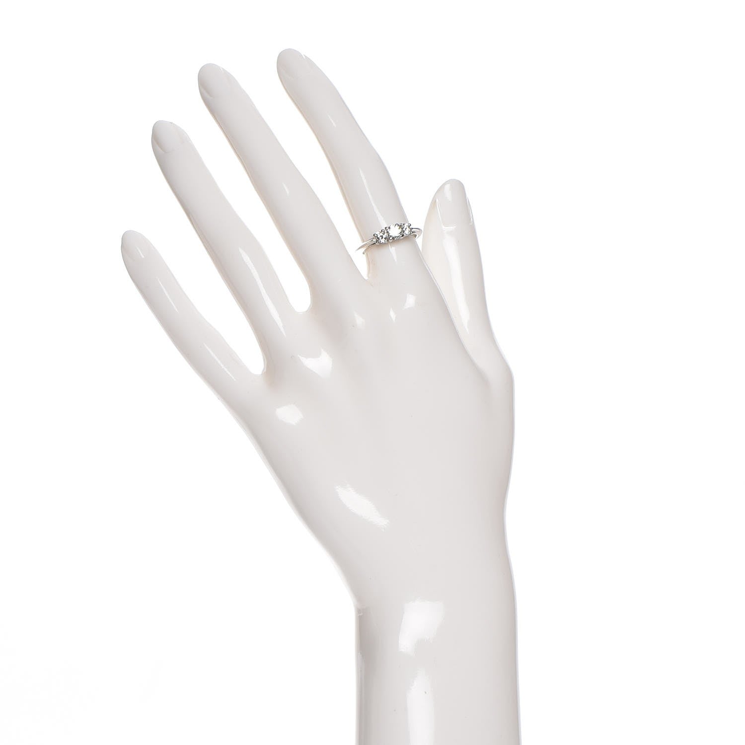 Tiffany Platinum .66ctw Diamond Engagement Ring 49.5 5 2 of 6
