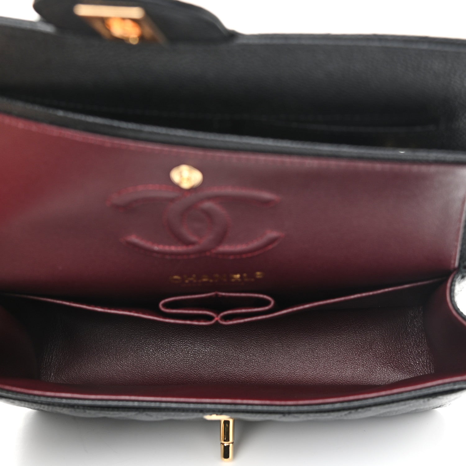 Chanel Caviar Quilted Small Double Flap Black 4 of 10