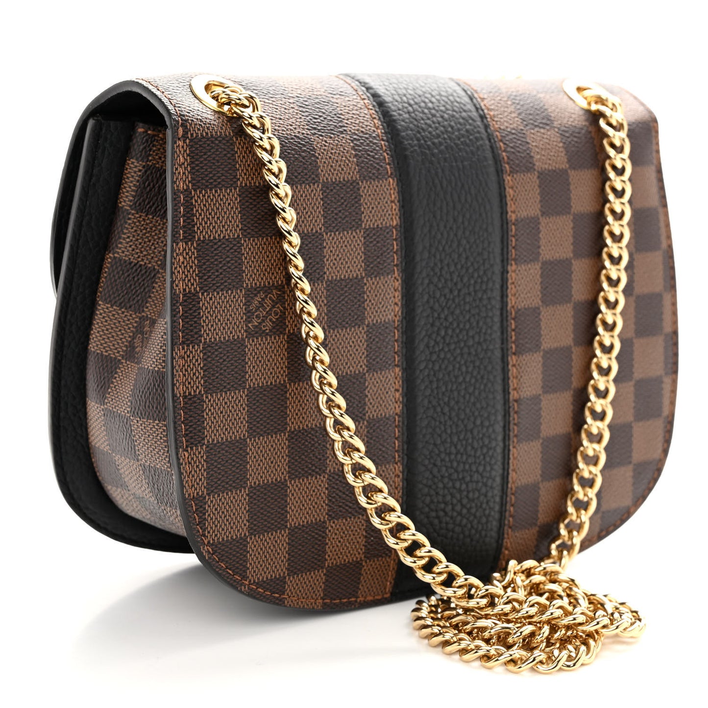 Damier Ebene Cuir Taurillon Wight Black