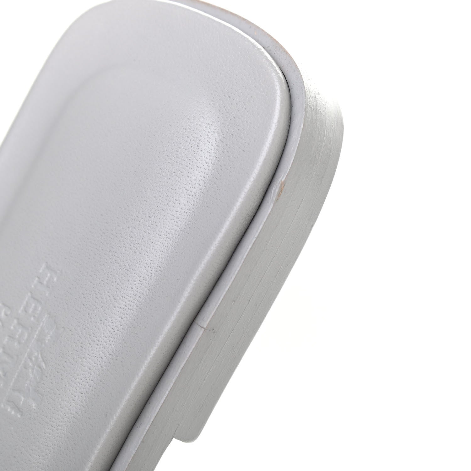 Hermes Epsom Oran Sandals 35 Bleu Glacier 8 of 8