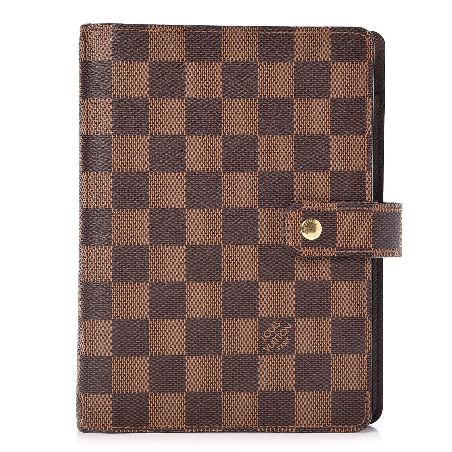 Damier Ebene Medium Ring Agenda Cover