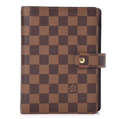 Louis Vuitton Damier Ebene Medium Ring Agenda Cover 1 of 7