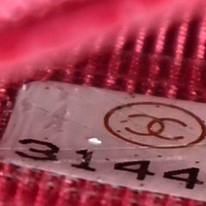 Chanel Caviar Quilted Flap Card Holder Wallet Dark Pink 8 of 11