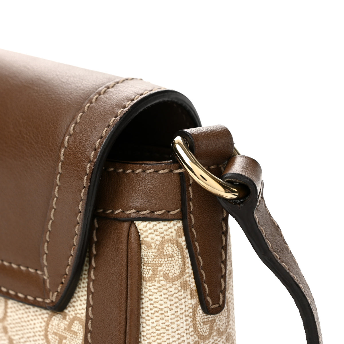Gucci GG Supreme Monogram Small Nice Messenger Bag Brown 14 of 14
