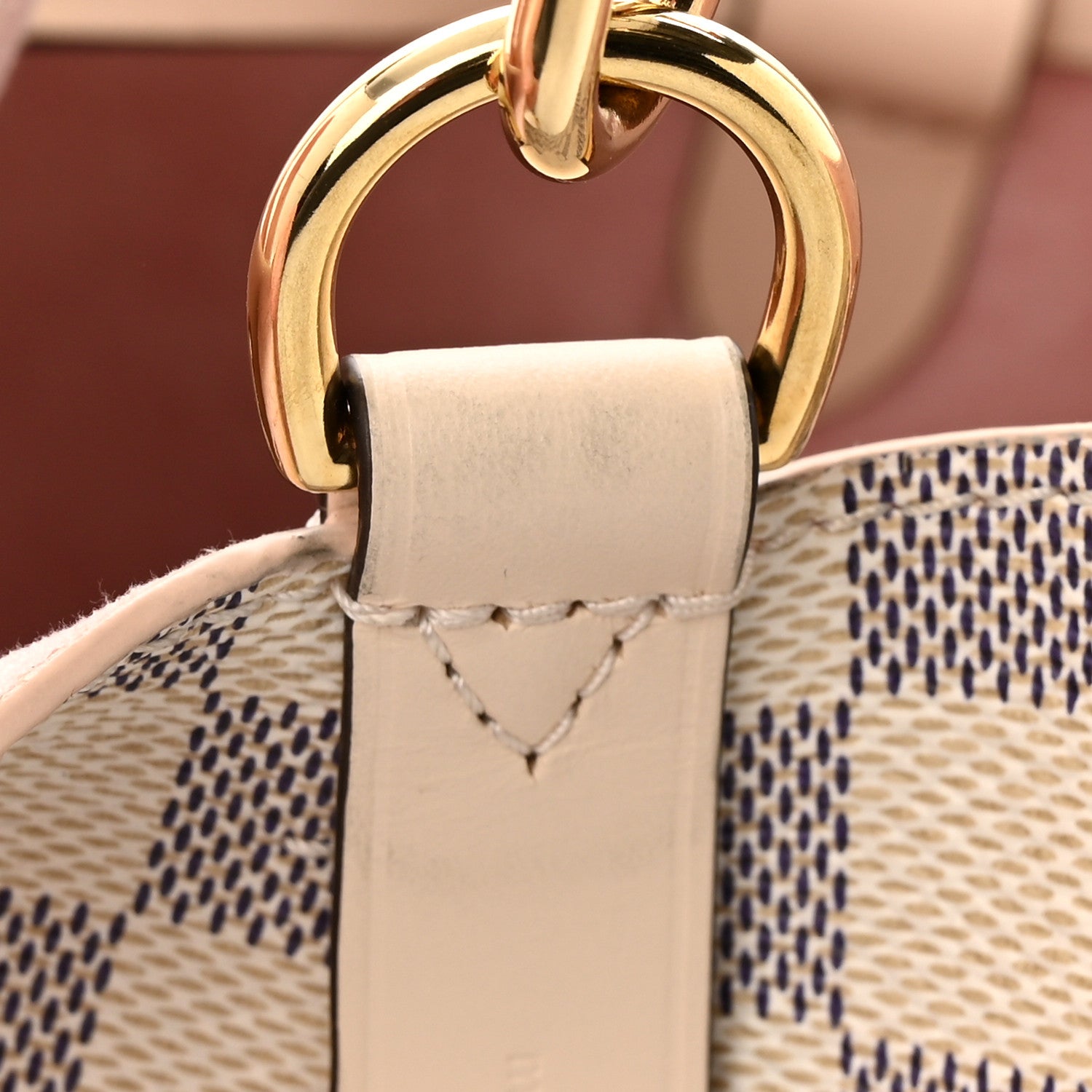 Louis Vuitton Damier Azur Braided Neonoe BB Pink 11 of 11