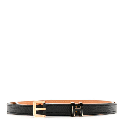Hermes Epsom 15mm Pop H Belt 80 Black 1 of 6