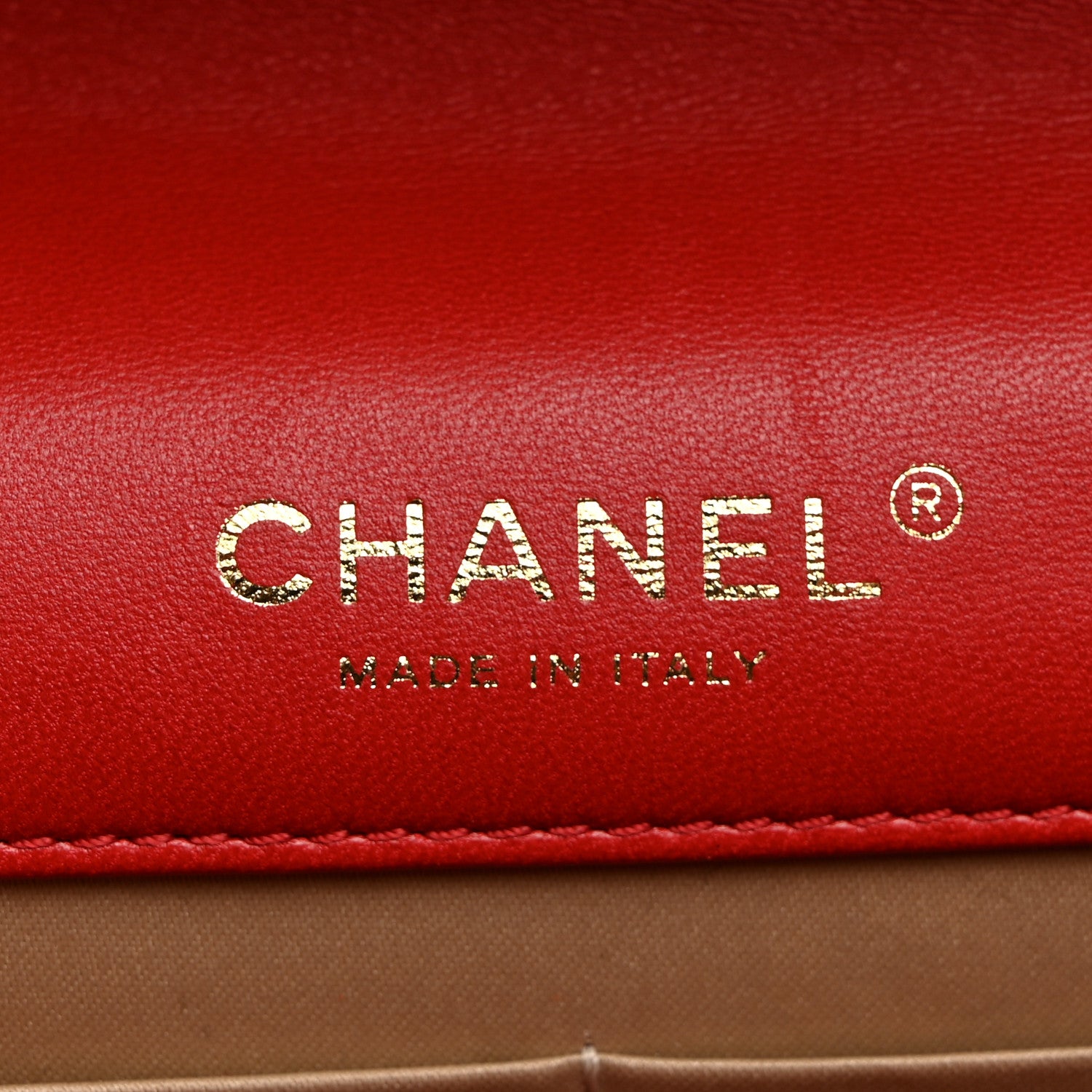 Chanel Lambskin Quilted Golden Class Wallet on Chain WOC Red 6 of 10