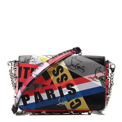 Christian Louboutin Calfskin Loubiballage Zoompouch Crossbody Multicolor 1 of 3