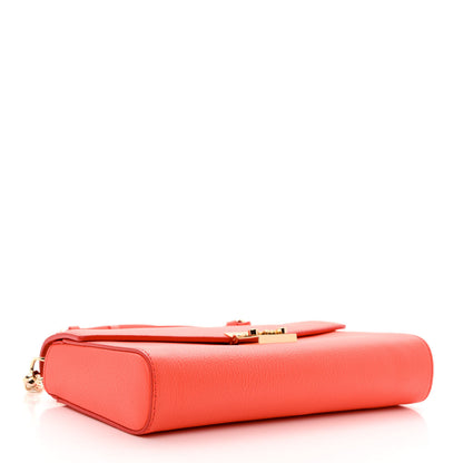 MCM Calfskin Medium Millie Crossbody Bag Hot Coral 4 of 10