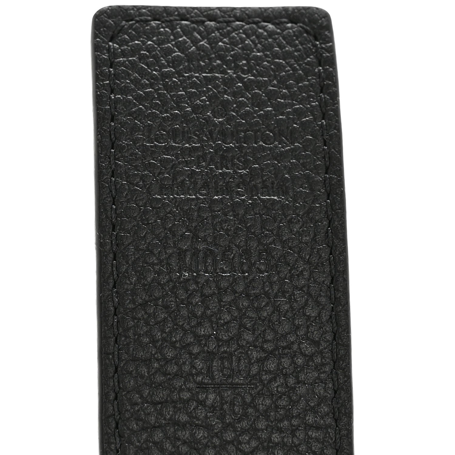 Louis Vuitton Calfskin Monogram 30mm LV Initiales Reversible Belt 100 40 Black 8 of 14