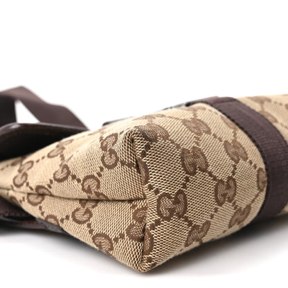 Gucci Monogram Waist Pouch Bag Dark Brown 8 of 9