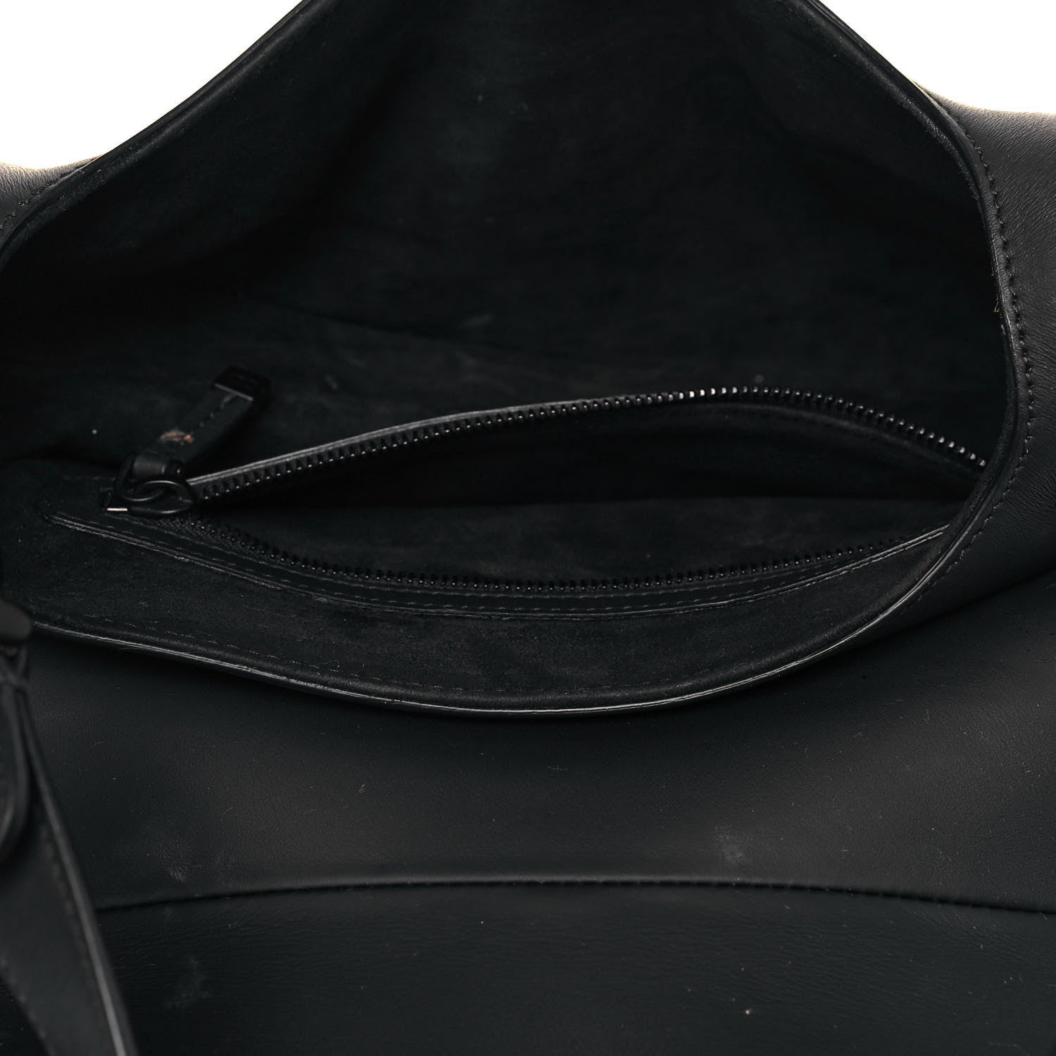 Christian Dior Ultra Matte Calfskin Saddle Bag Black 7 of 11
