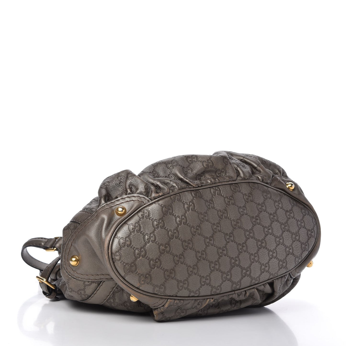 Guccissima Medium Jockey Tote Grey