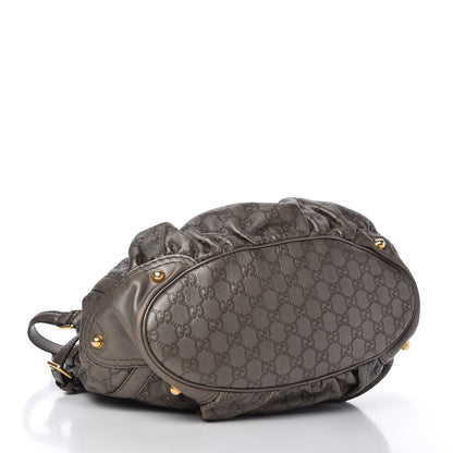 Gucci Guccissima Medium Jockey Tote Grey 4 of 10