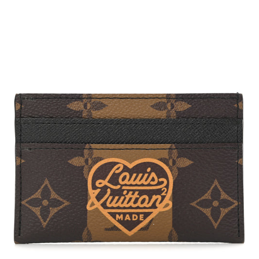 X NIGO Reverse Monogram Double Card Holder