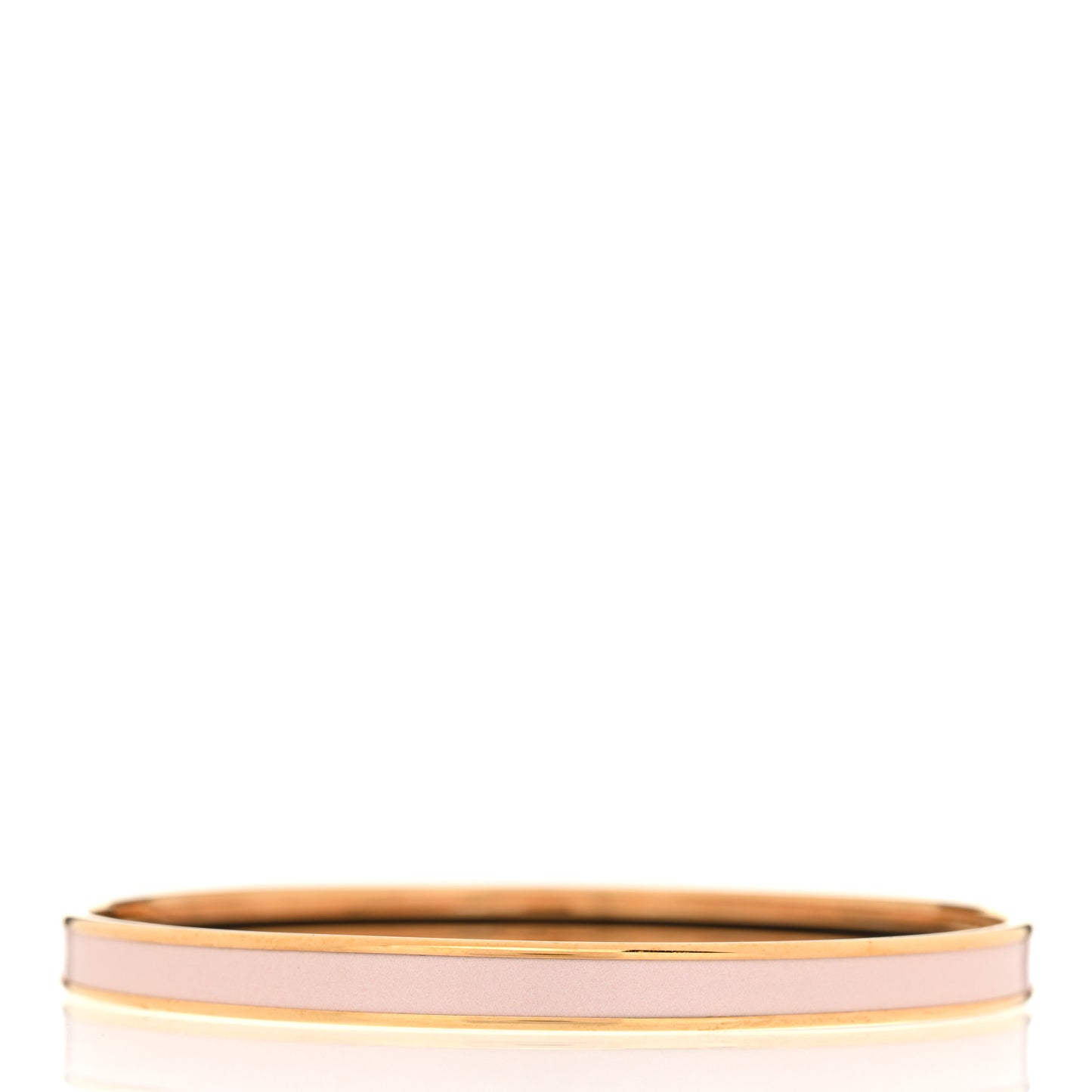 Enamel Printed Extra Narrow Bracelet 70 Rose