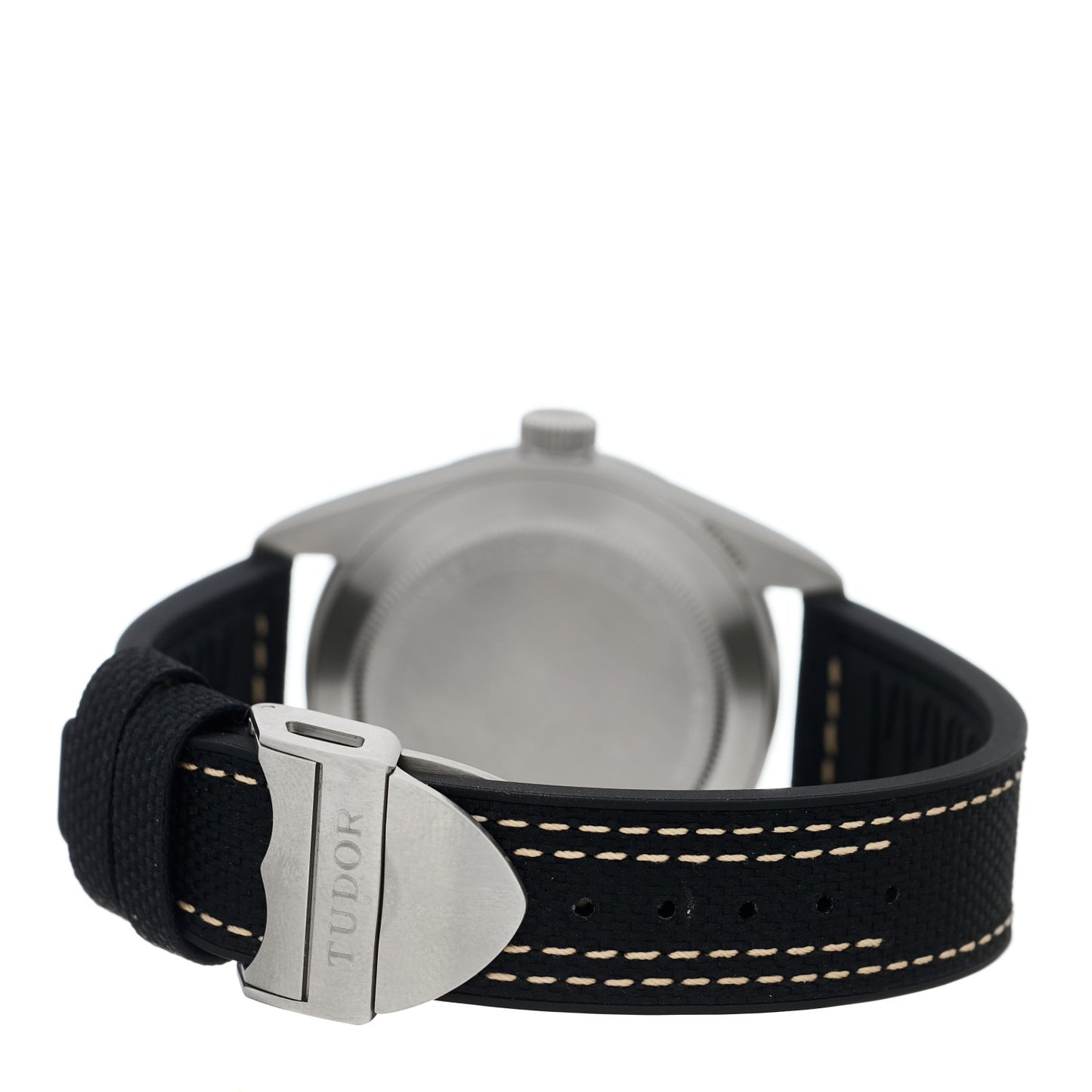 Stainless Steel Fabric 39mm Oyster Prince Automatic Watch Black 79950