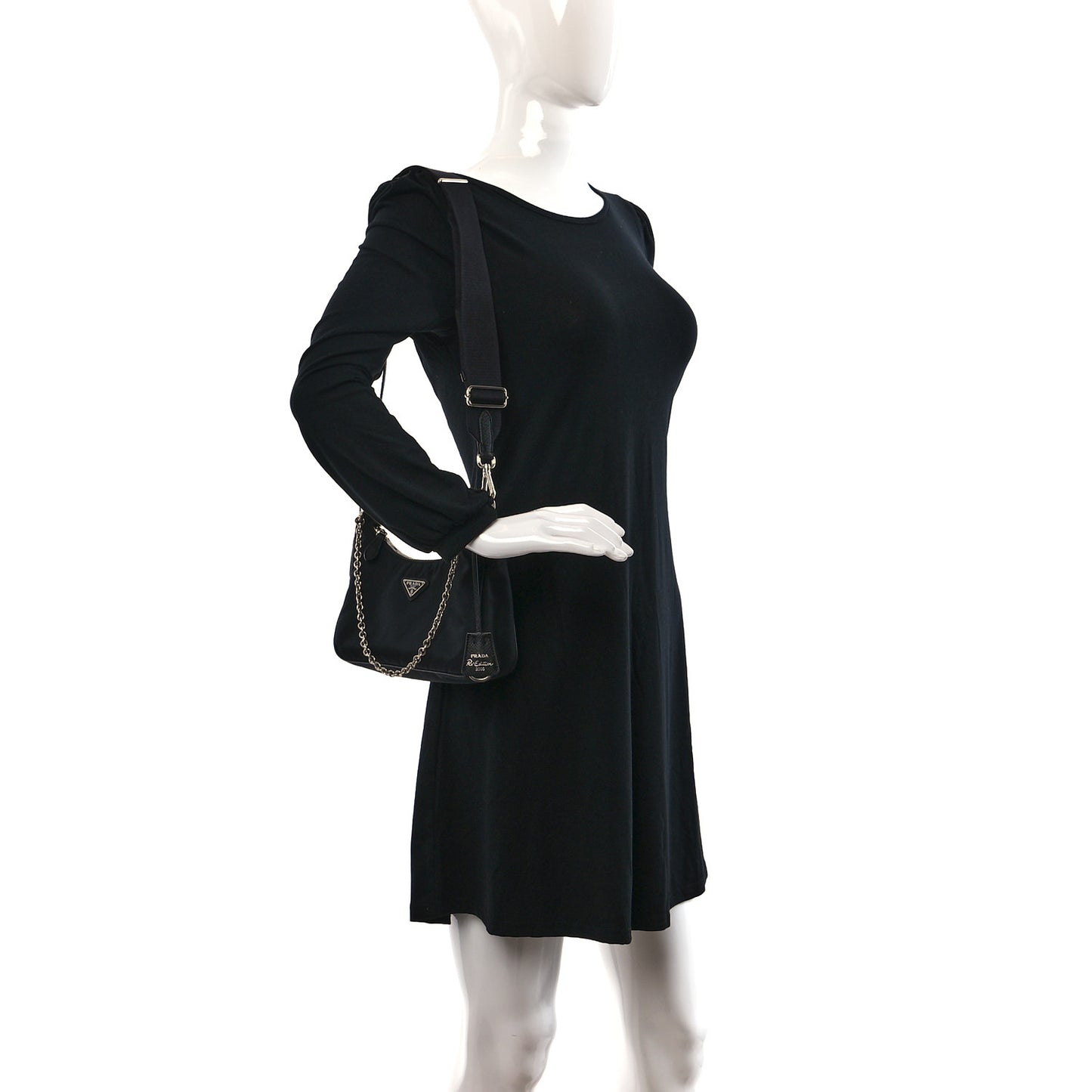 Nylon Re-Edition 2005 Shoulder Bag Black