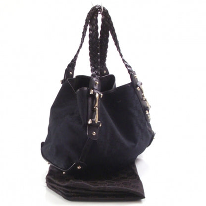 Gucci Monogram Pelham Tote Black 3 of 13