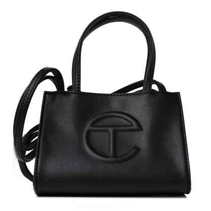 Telfar Vegan Leather Small Shopping Bag Black 1 of 8