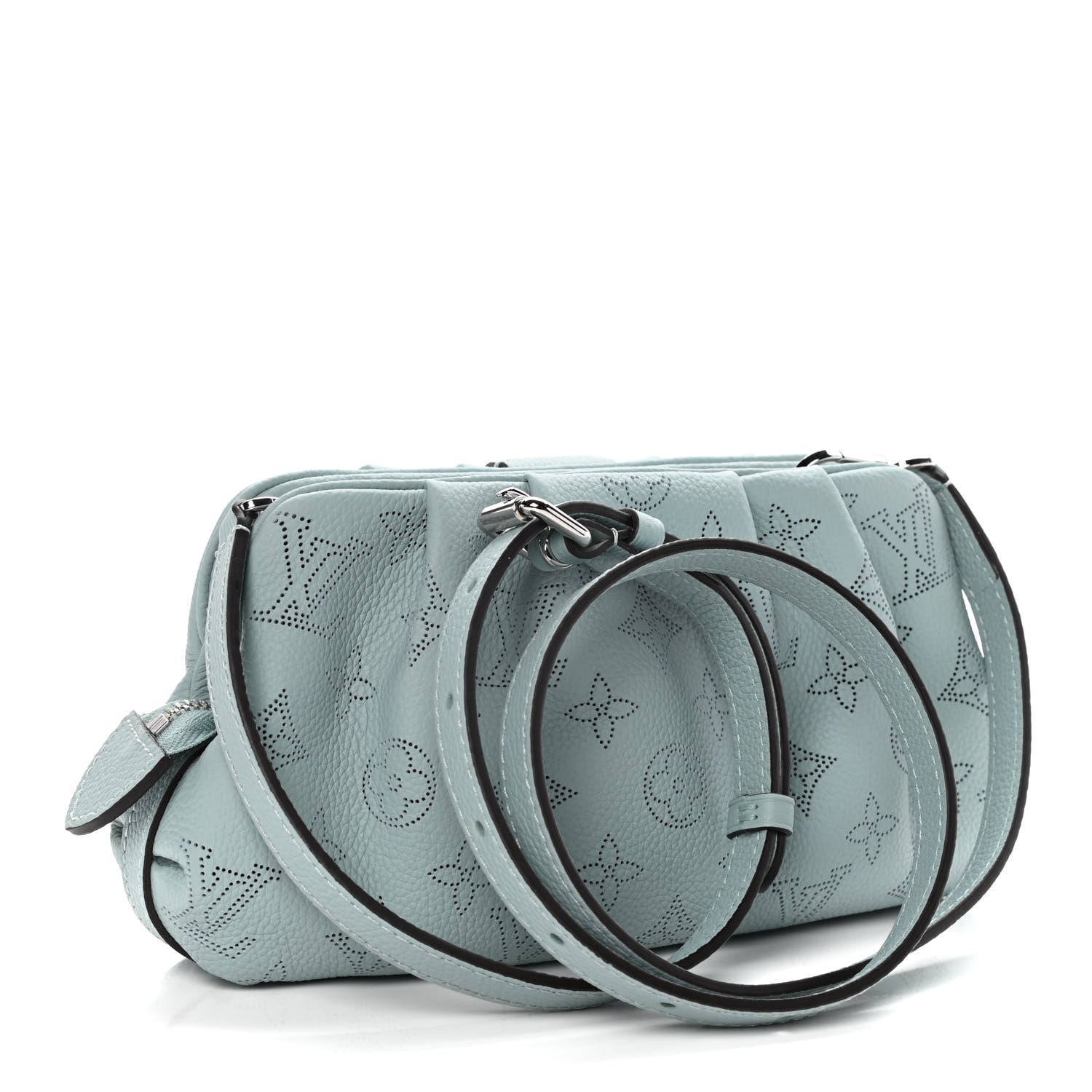 Louis Vuitton Mahina Scala Mini Pouch Vert Lagon 2 of 9