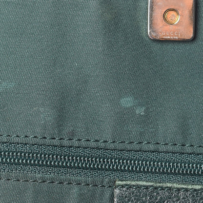 Gucci Monogram Large Abbey Tote Green 10 of 18