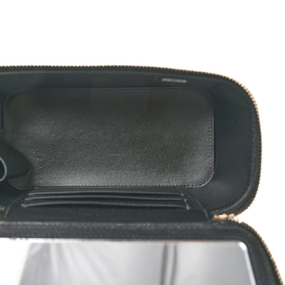 Chanel Caviar Quilted Top Handle Long Vanity Black 5 of 10