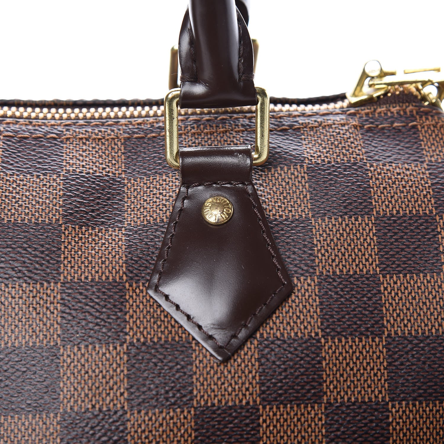 Louis Vuitton Damier Ebene Speedy Bandouliere 25 10 of 15