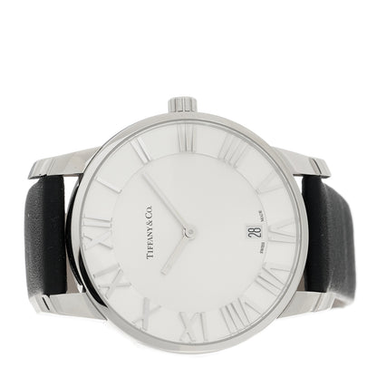 Tiffany Stainless Steel Calfskin 37mm Atlas 2-Hand Quartz Watch 2 of 4