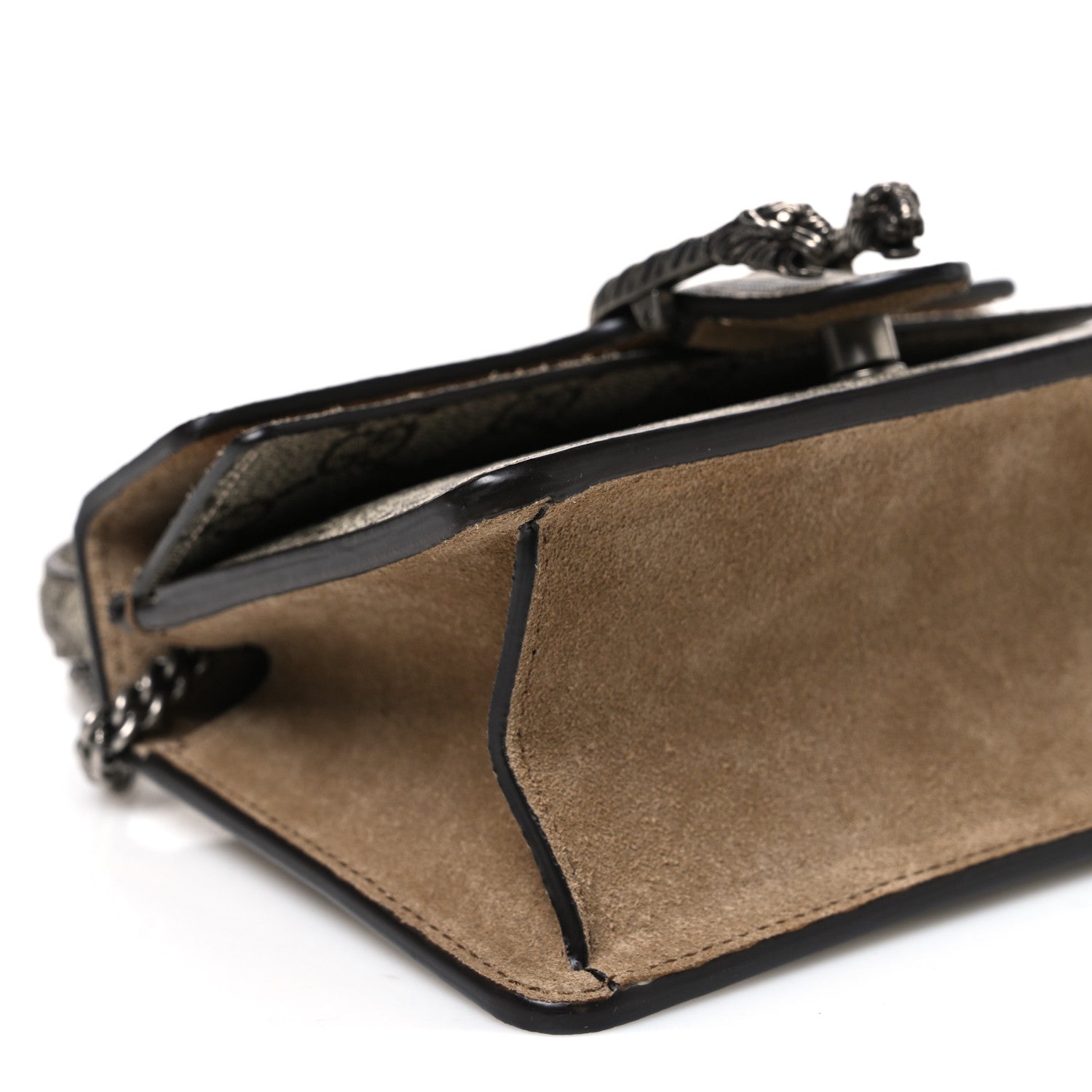 Gucci GG Supreme Monogram Mini Dionysus Top Handle Bag Taupe 9 of 11
