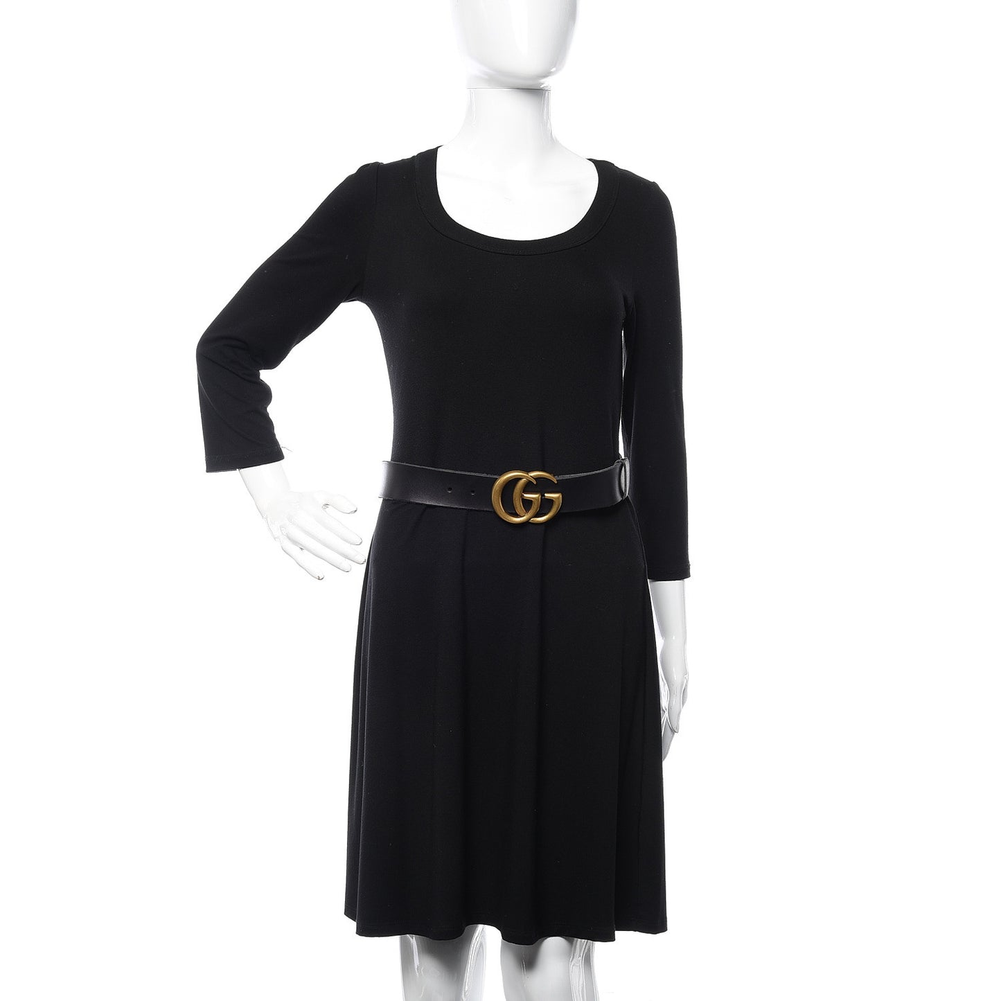 Faded Calfskin Double G 40mm Belt 75 30 Black