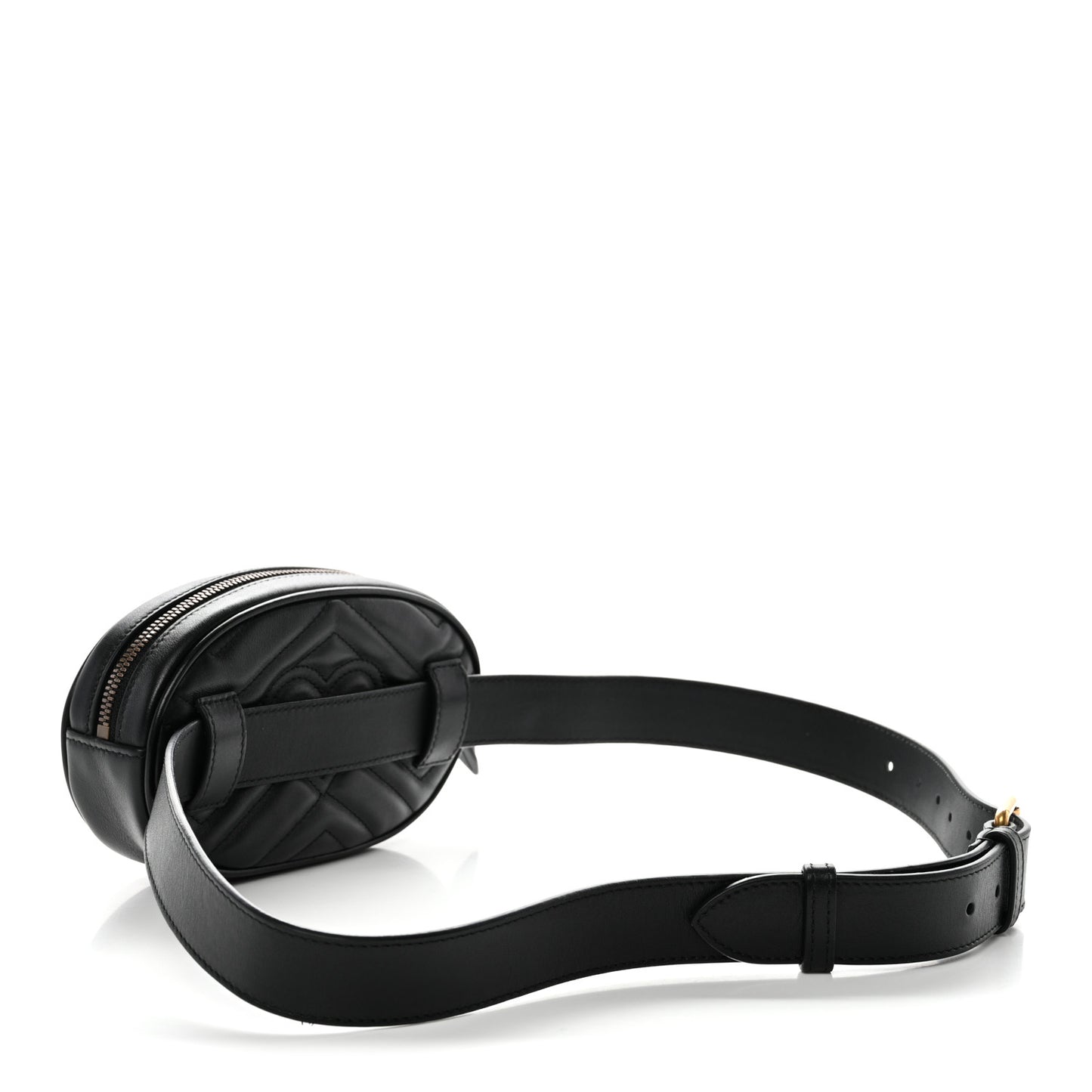 Calfskin Matelasse GG Marmont Belt Bag 95 38 Black
