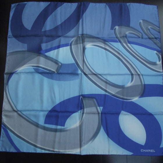 Silk Coco Scarf Blue