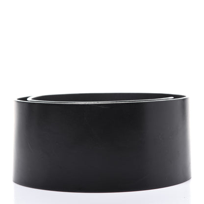 Gucci Calfskin Horsebit Wide Belt 80 32 Black 2 of 5