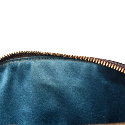 Gucci GG Supreme Monogram Textured Dollar Calfskin Web Small Ophidia Dome Shoulder Bag Beige Ebony New Acero 13 of 16