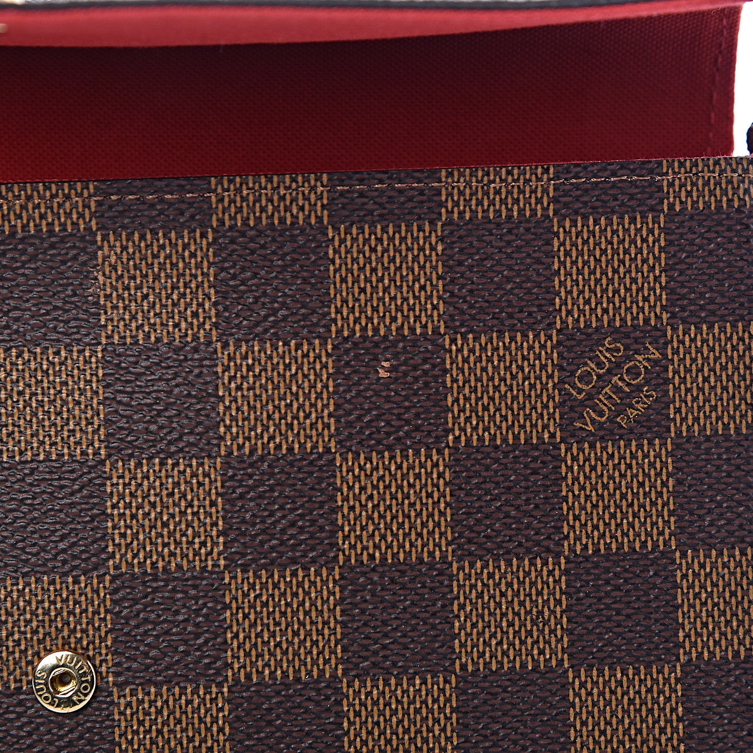 Louis Vuitton Damier Ebene Pochette Felicie Chain Wallet 12 of 12