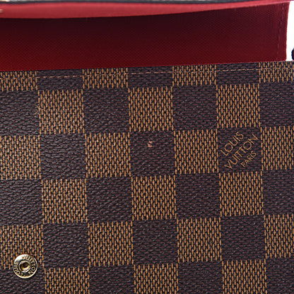 Louis Vuitton Damier Ebene Pochette Felicie Chain Wallet 12 of 12