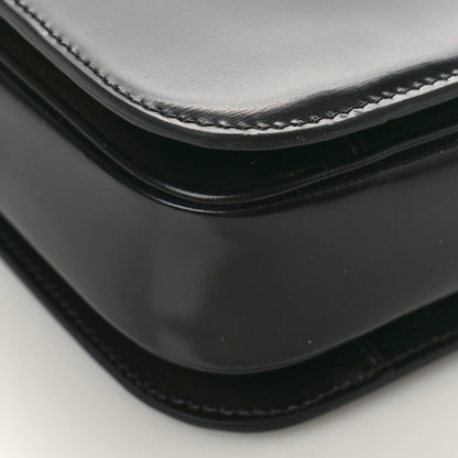Celine Shiny Calfskin Medium Triomphe Black 7 of 8