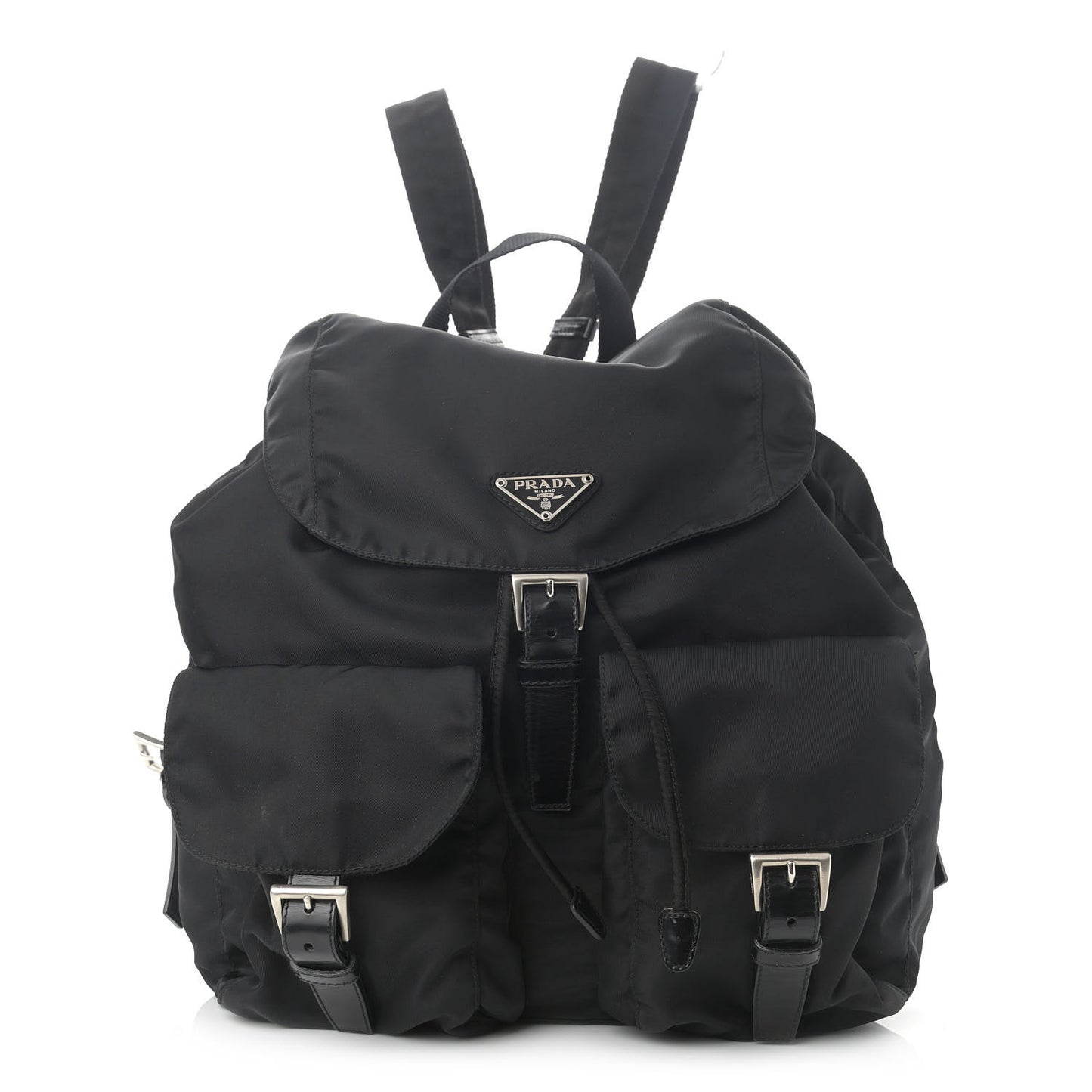 Nylon Vela Medium Backpack Black