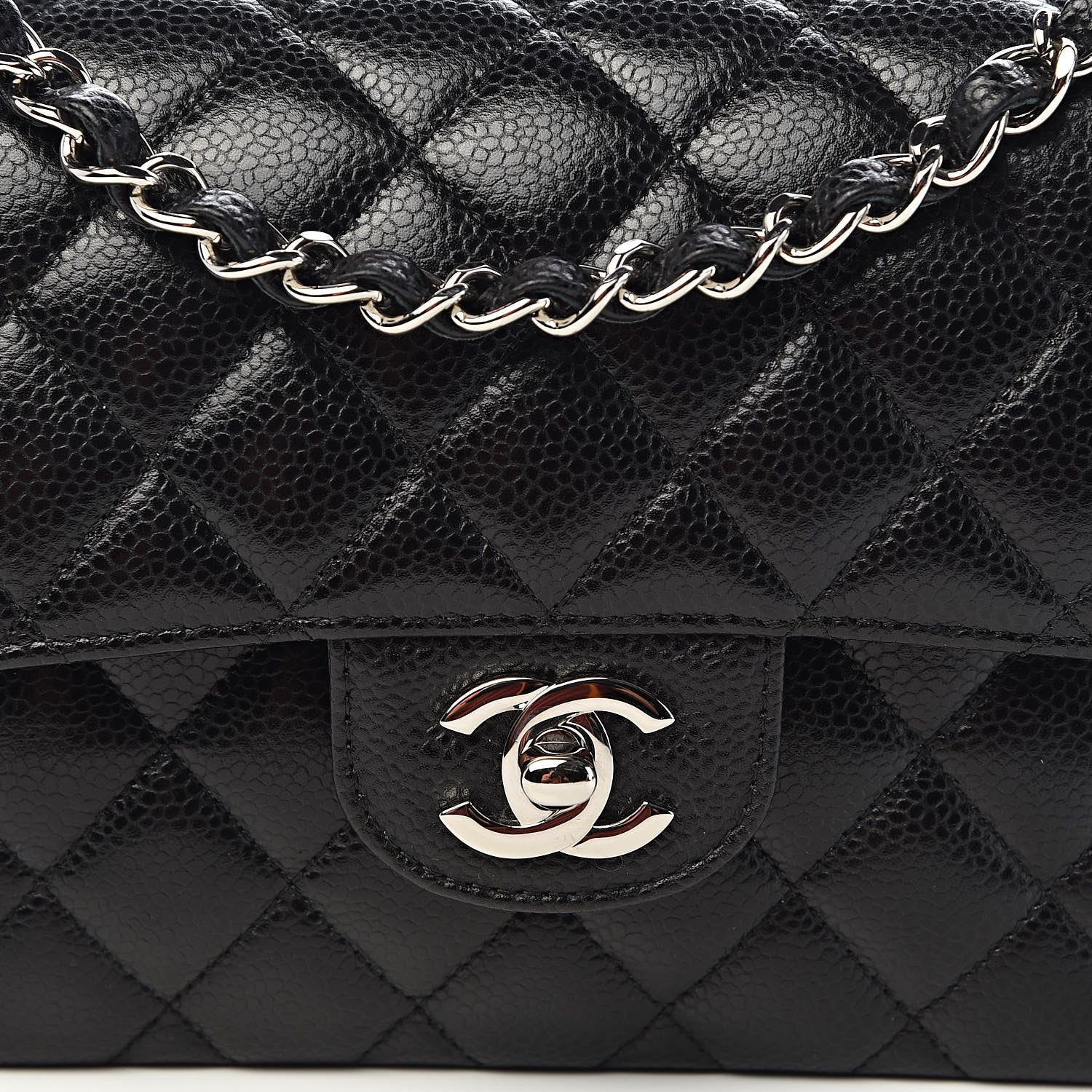 Chanel Caviar Quilted Small Double Flap Black 10 of 10
