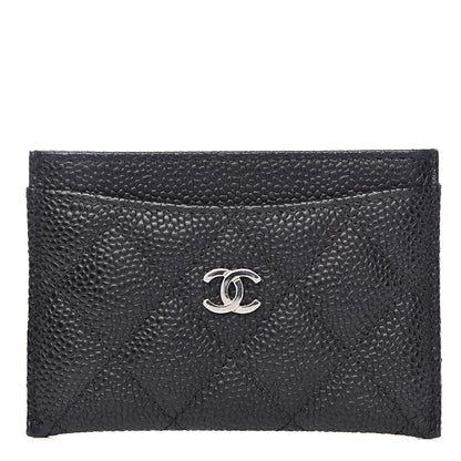 Chanel Caviar Quilted Card Holder Black 1 of 9