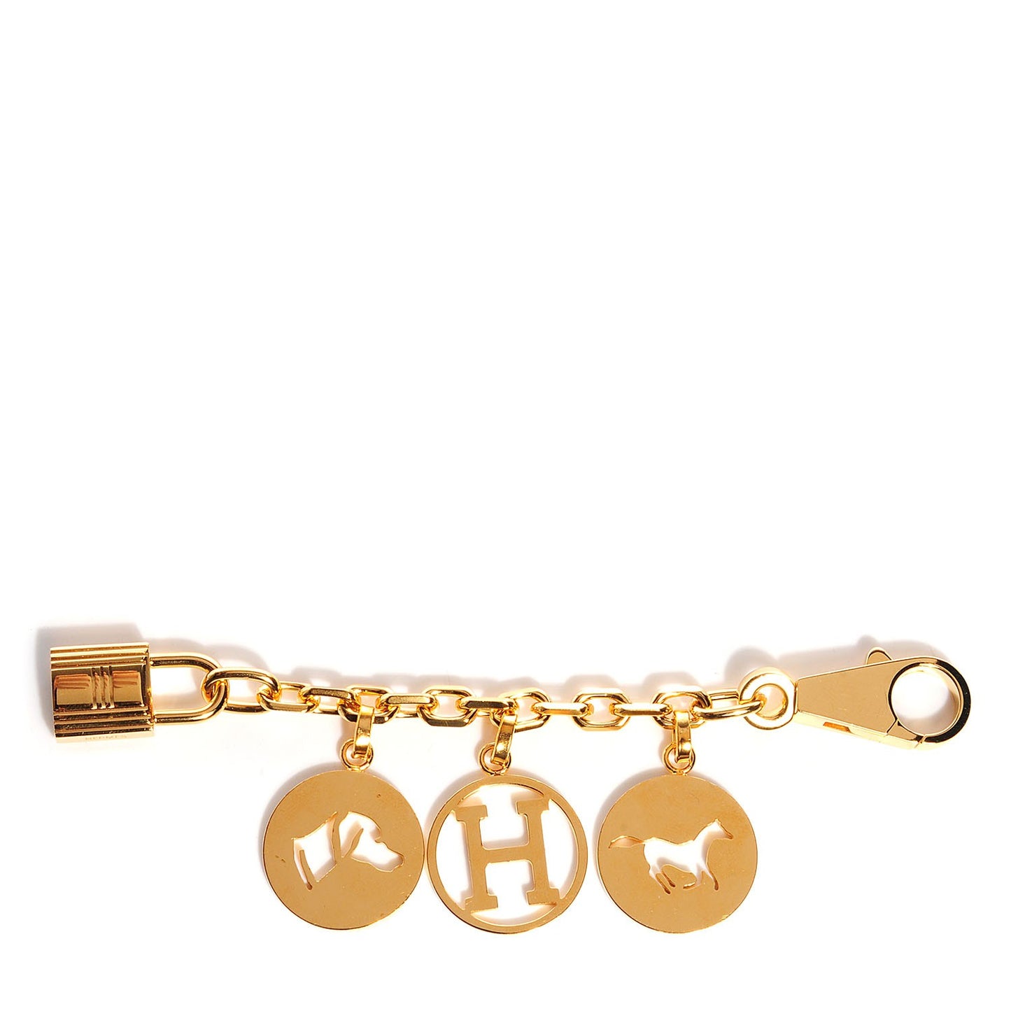Breloque Bag Charm Gold