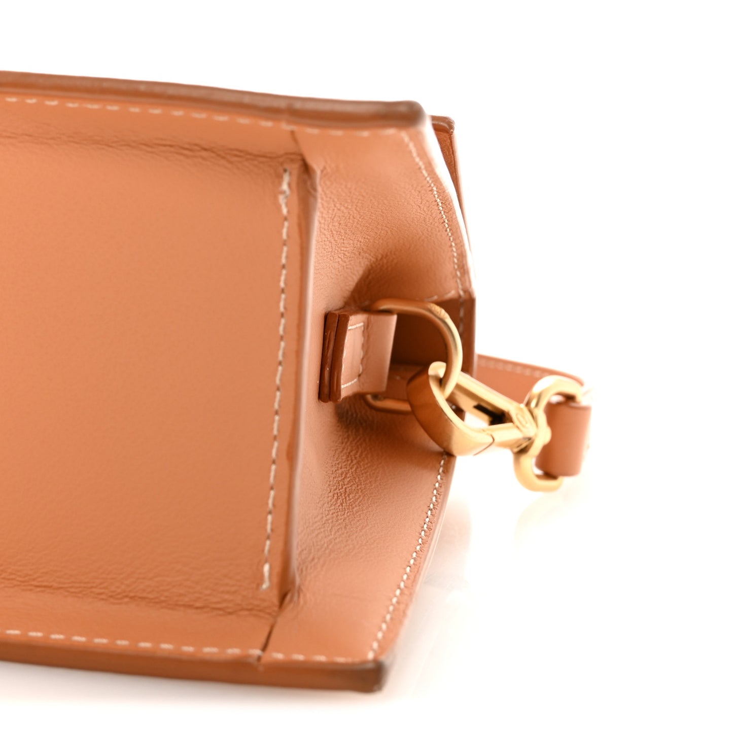 Smooth Calfskin Le Chiquito Moyen Terracotta