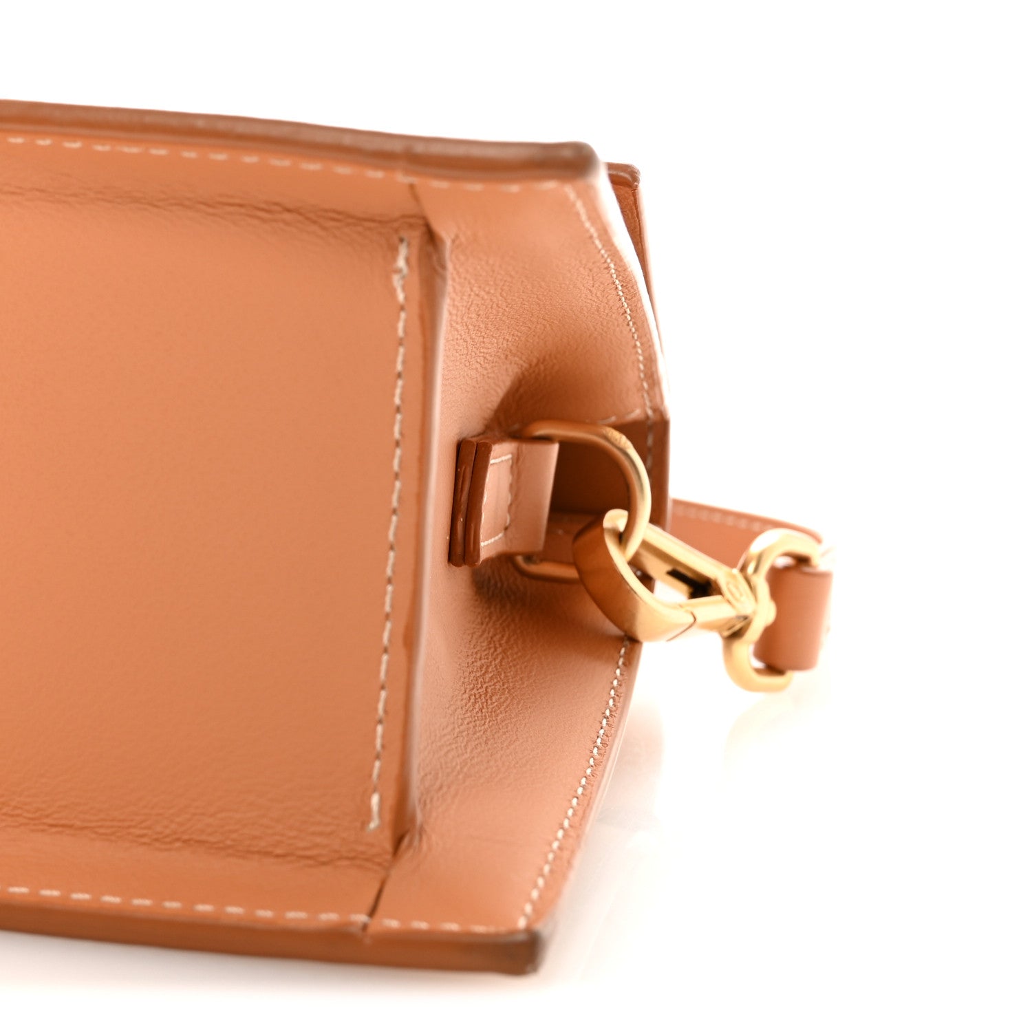 Jacquemus Smooth Calfskin Le Chiquito Moyen Terracotta 9 of 9